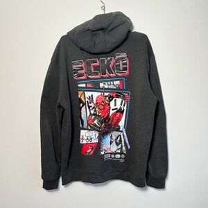 Ecko Unlimited Marvel Deadpool Hoodie, Black, Size L